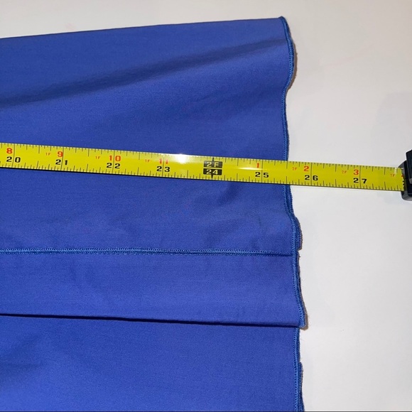 BCBGMAxAzria Chambra Blue V Neck Peplum Top XS - Picture 7 of 12